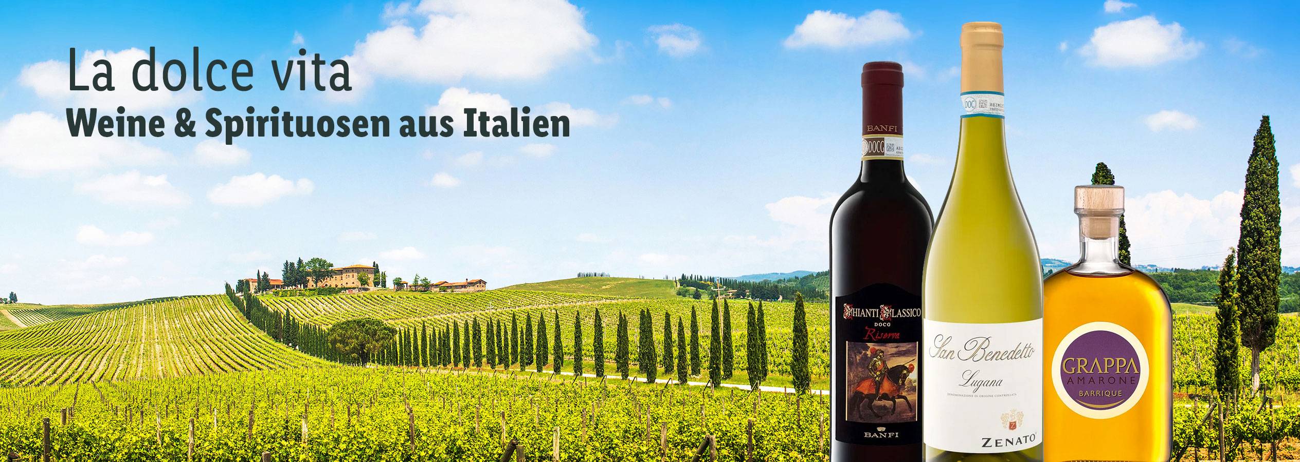 Italienische Weine und Spirituosen - Super Wochen
